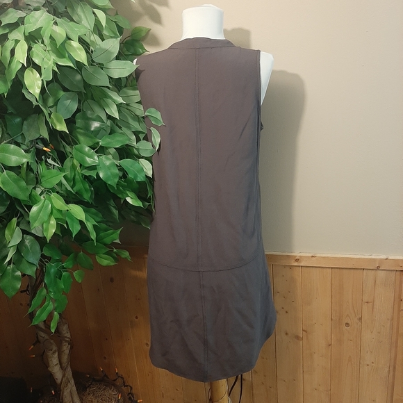 Madewell button front sleeveless tunic top - Picture 5 of 6